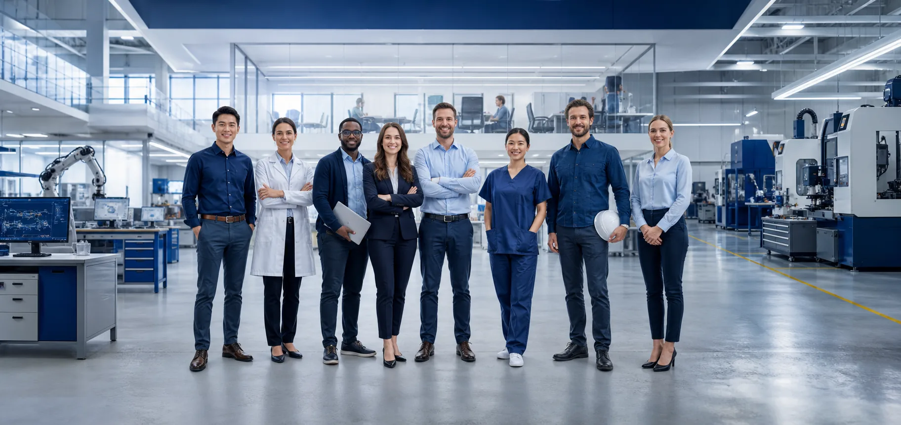 International professionals across technology, healthcare and engineering